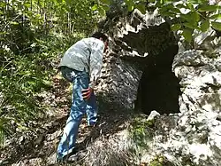 Ruinenreste der Anlage