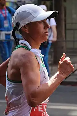 Susana Feitor, 2005 WM-Dritte, belegte diesmal Rang&nbsp;vier