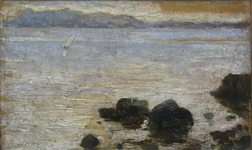 Abenddämmerung am Meer, um 1900, Kunstgalerie Dubrovnik