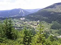 Blick ins Tal von Svatý Petr
