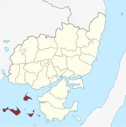 Lage des Drejø Sogn in der Svendborg Kommune