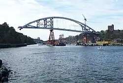 Einschwimmen der Svindersviksbron