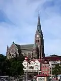 Die Kirche von Lysekil ist aus Bohus erbaut worden