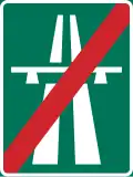 Ende der Autobahn