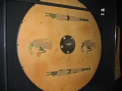 Der Schild aus Vendel, ähnelt dem von Sutton Hoo