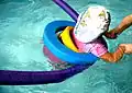 Baden mit Schwimmnudeln