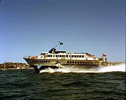 Tragflügel-Passagier-Fährschiff in Sydney