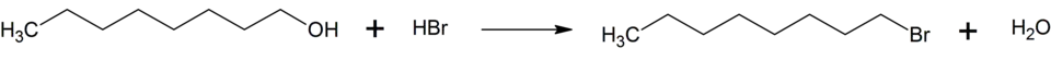 Synthese von 1-Bromoctan