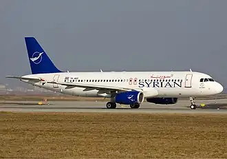 Airbus A320-200 der Syrian Arab Airlines