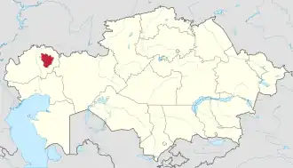 Lage in Kasachstan