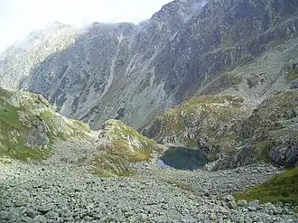 Blick von dem Höhenweg Orla Perć