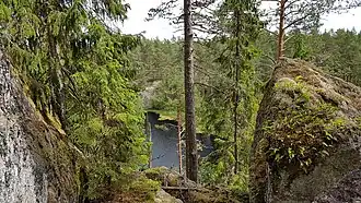 See im Tiveden-Nationalpark am Wanderweg „Tärnkullerundan“