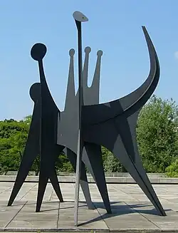 Têtes et Queue (1965), Stahlstabile Neue Nationalgalerie, Berlin