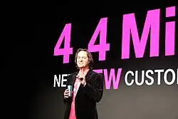 T-Mobile CEO John Legere auf der CES Konferenz 2014