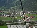 Blick aus der Rosenalmbahn 1 nach Zell am Ziller