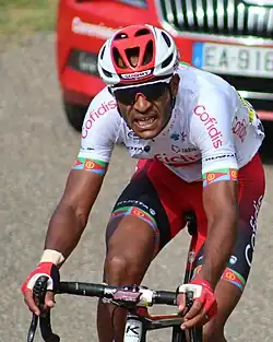 Natnael Berhane während der Tour de France 2019