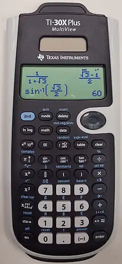 Einfacher wissenschaftlicher Taschenrechner TI-30X Plus MultiView