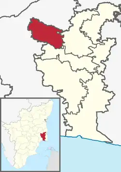 Lagekarte des Subdistrikts