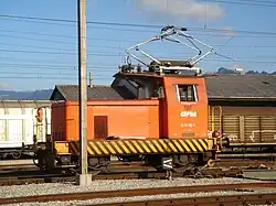 Die Rangierlokomotive Ee 2/2 91 wurde 1960 abgeliefert.