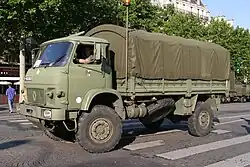 TRM 4000, die Militärversion des Saviem&nbsp;SM8&nbsp;4x4 schon als Renault