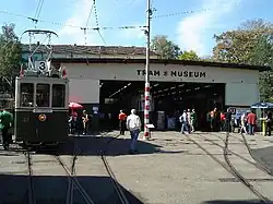 Die Museumshalle bei ihrer Eröffnung