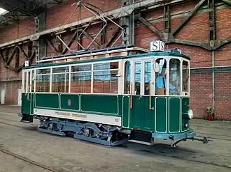 Museumswagen 25 im Betriebshof der MVG