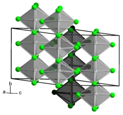 Kristallstruktur von Tantal(IV)-chlorid