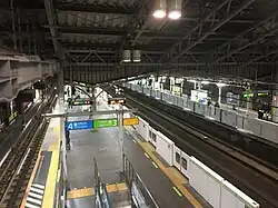 Bahnsteige von oben gesehen