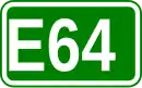 Zeichen der Europastraße 64