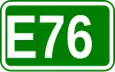 Zeichen der Europastraße 76