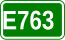 Zeichen der Europastraße 763