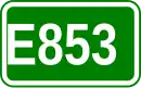 Zeichen der Europastraße 853
