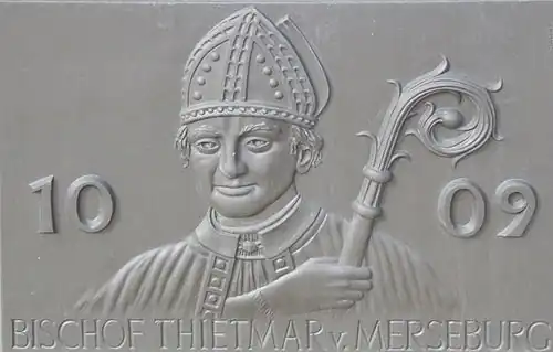 Gedenktafel and Thietmar von Merseburg