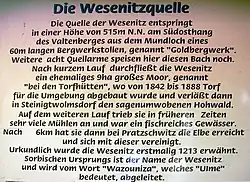 Beschreibung der Wesenitzquelle