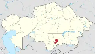Lage in Kasachstan