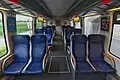 Fahrgastraum mit ursprünglichen Sitzbezügen