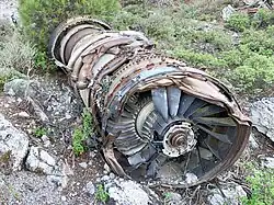 Triebwerk der Maschine