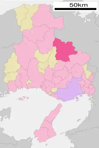 Lage Tambas in der Präfektur