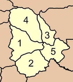 Übersichtskarte der Tambon