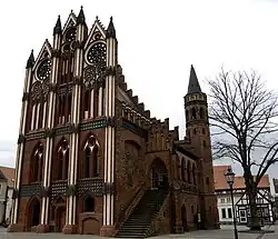 Rathaus Tangermünde, norddeutsche Backsteingotik