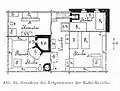 Grundriss Rader-Keusche 1900 von J.R.Bünker