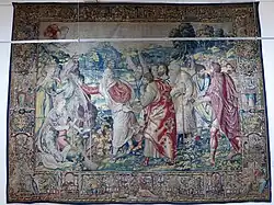 Moses schlägt den Felsen.