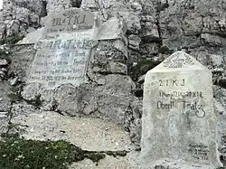 Gedenktafel der Kaiserjäger an der sogenannten Nase