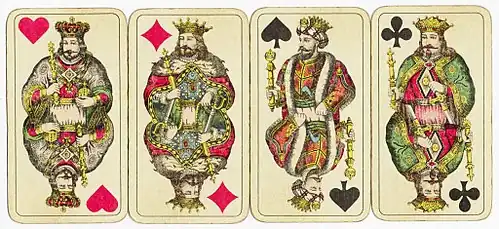 Die vier Könige im Typ C. In Typ B sehen sie sehr ähnlich aus, am stärksten weicht&nbsp;…