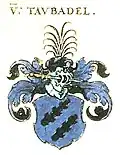 Wappen derer von Taubadel in Siebmachers Wappenbuch von 1605