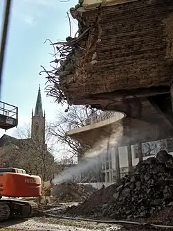 Blick zur Johanneskirche, 7.&nbsp;April 2013