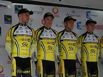 Mannschaftsfoto Team Dukla Praha