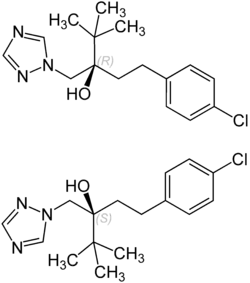 Strukturformel von Tebuconazol