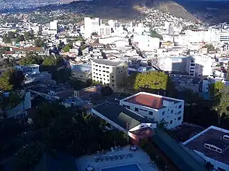 Blick auf Tegucigalpa