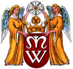 Wappen von Telč (deutsch Teltscht), Tschechien